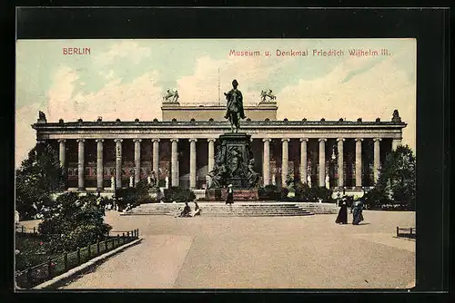 AK Berlin, Museum und Denkmal Friedrich Wilhelm III.