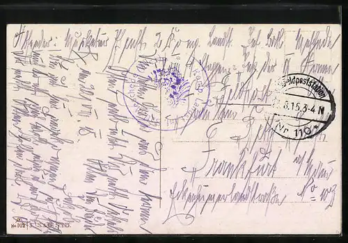 AK Berlin, Unter den Linden - Königl. Bibliothek