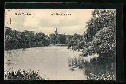 AK Berlin-Treptow, Am Karpfenteich
