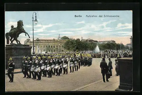 AK Berlin, Aufziehen der Schlosswache