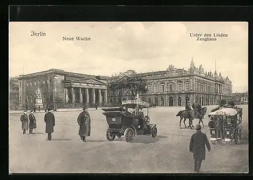 AK Berlin, Unter den Linden, Neue Wache, Zeughaus