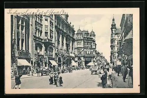 AK Berlin, Friedrichstrasse mit Panopticum