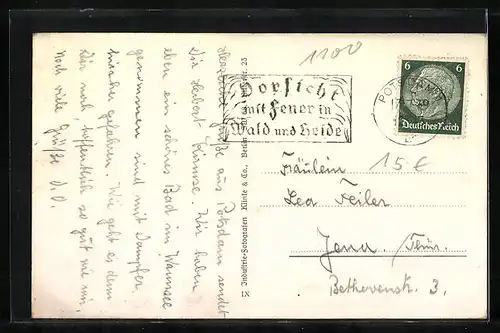 AK Berlin-Wannsee, Strandbad mit Besuchern