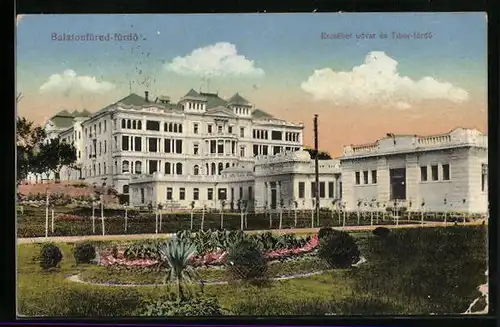 AK Balatonfüred-fürdö, Erzsébet udvar és Tibor-fürdö