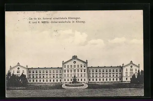 AK Köszeg, K. u. K. Militär-Unterrealschule