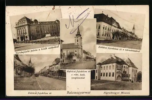 AK Balassagyarmat, Rákóczi fejedelem út, Nógrádmegyei Múzeum