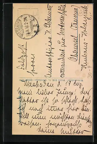 AK Generalfeldmarschall Freiherr v. d. Goltz in Uniform