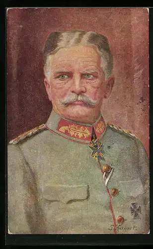 Künstler-AK Generalfeldmarschall von Mackensen in Feldgrau