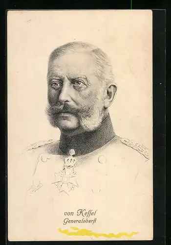 AK Generaloberst von Kessel in Uniform