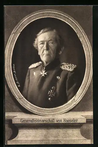 AK Generalfeldmarschall von Haeseler in Uniform