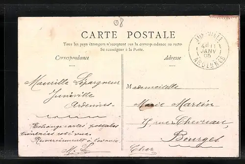 AK Juniville, Une vue sur la Retourne