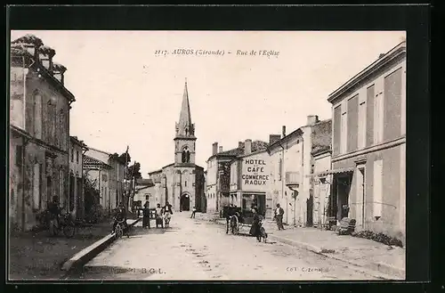 AK Auros, Rue de l'Eglise