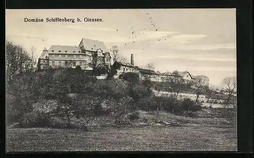 AK Schiffenberg bei Giessen, Blick auf die Domäne