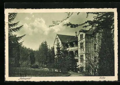 AK Au a. d. Sieg, Blick auf das Bibel- und Erholungsheim Hohegrete