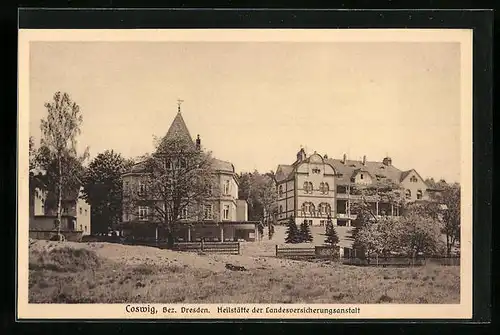 AK Coswig /Bez. Dresden, Heilstätte der Landesversicherungsanstalt