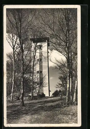 AK Oberkochen, Aussichtsturm auf dem Volkmarsberg