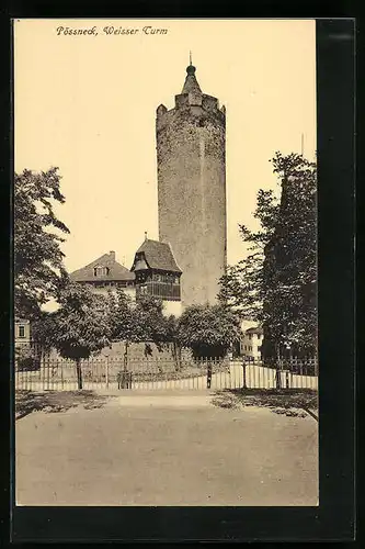 AK Pössneck, Weisser Turm
