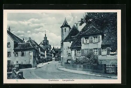 AK Crailsheim, Partie an der Langestrasse