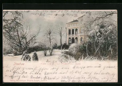 AK Itzehoe, Villa van de Voss im Schnee