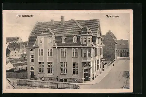 AK Sterkrade, Strassenpartie mit der Sparkasse