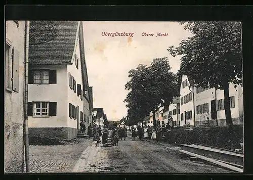 AK Obergünzburg, Partie am Oberen Markt