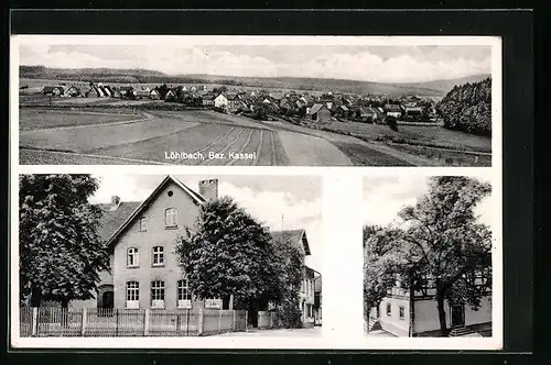 AK Löhlbach b. Kassel, Totalansicht aus der Ferne