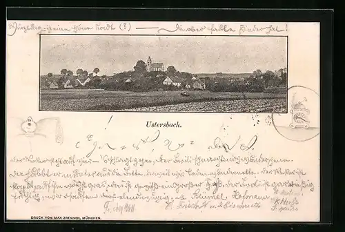 AK Ustersbach, Totalansicht aus der Ferne
