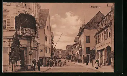 AK Nastätten, Strassenpartie mit Zigarrengeschäft