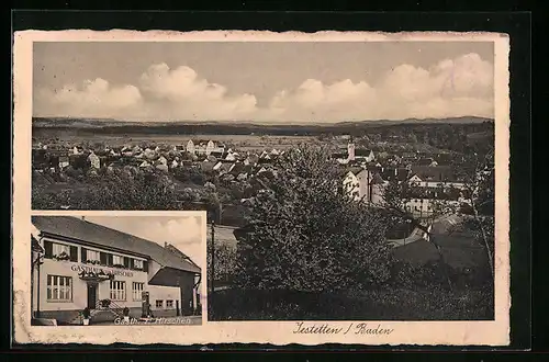 AK Jestetten /Baden, Gasthaus zum Hirschen, Teilansicht