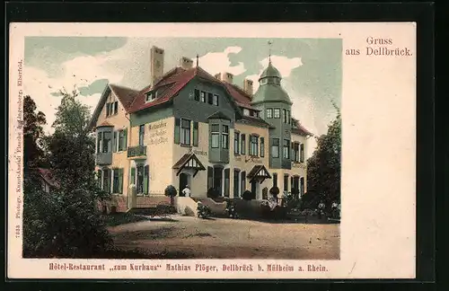 AK Dellbrück b. Mülheim, Hotel-Restaurant zum Kurhaus von Mathias Plöger