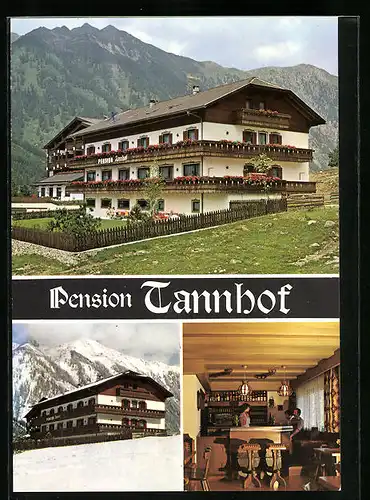 AK Vals /Mühlbach, Hotel-Pension Tannhof