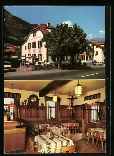 AK Algund bei Meran, Gasthof zum Hirschen