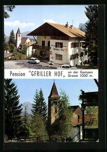 AK Meran, Hotel-Pension Gfriller-Hof an der Gampen Strasse