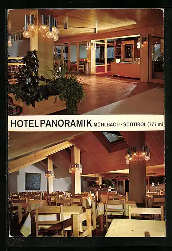 AK Mühlbach, Hotel Panoramik, Innenansichten