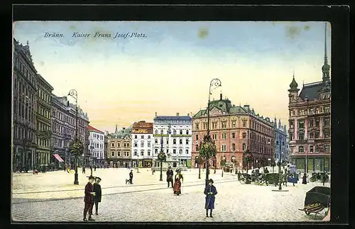 AK Brünn, Kaiser Franz Josef-Platz