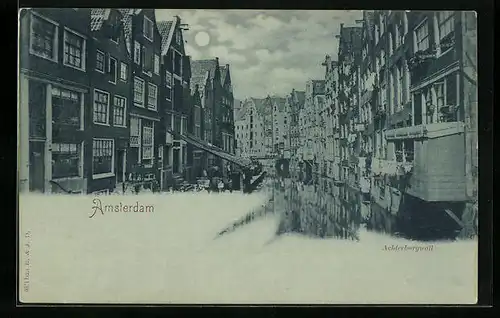 Mondschein-AK Amsterdam, Achterburgwall