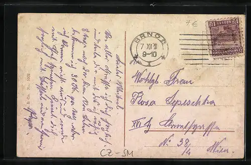 AK Brünn, Auf dem Krautmarkt