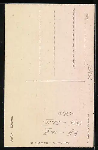 AK Kotor, Strassenpartie in der Stadt