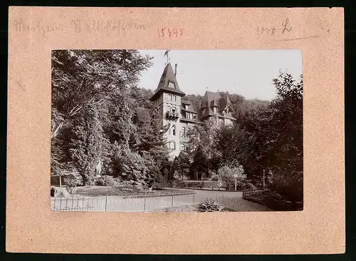 Fotografie Brück & Sohn Meissen, Ansicht Meissen i. Sa., Blick auf das Waldschlösschen im Stadtpark