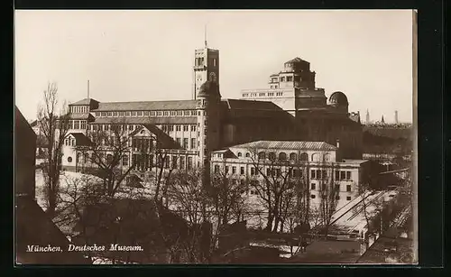 AK München, Blick auf das Deutsche Museum