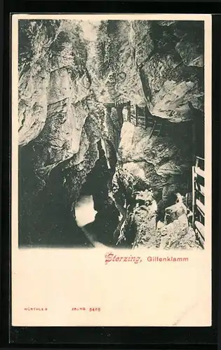 AK Sterzing, Blick zur Gilfenklamm
