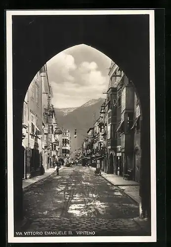 AK Vipiteno, Via Vittorio Emanuele III.