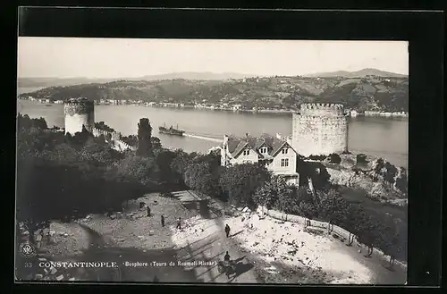 AK Constantinople, Bosphore, Tours de Roumeli-Hissar