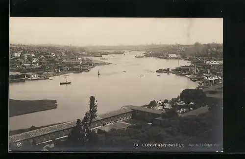 AK Constantinople, Vue de la Corne d`Or