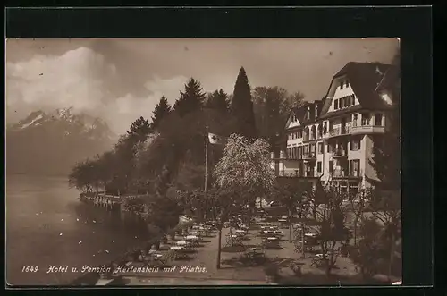 AK Hertenstein, Hotel und Pension Hertenstein mit Pilatus