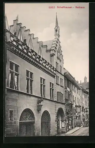 AK Schaffhausen, Ansicht des Rathauses