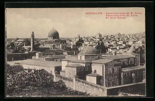 AK Jerusalem, Panorama from St. Anne