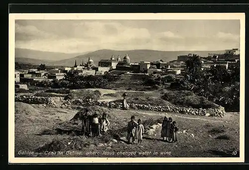 AK Galilee, Cana in Galiliee, where Jesus changed water in wine