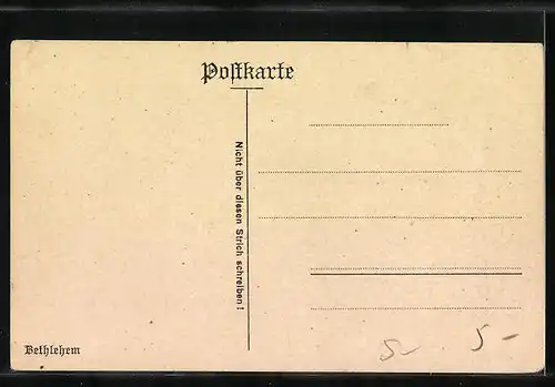 AK Bethlehem, Totalansicht aus der Vogelschau