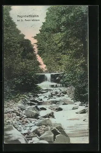 AK St. Andrä Wördern, Idyll in der Hagenbachklamm